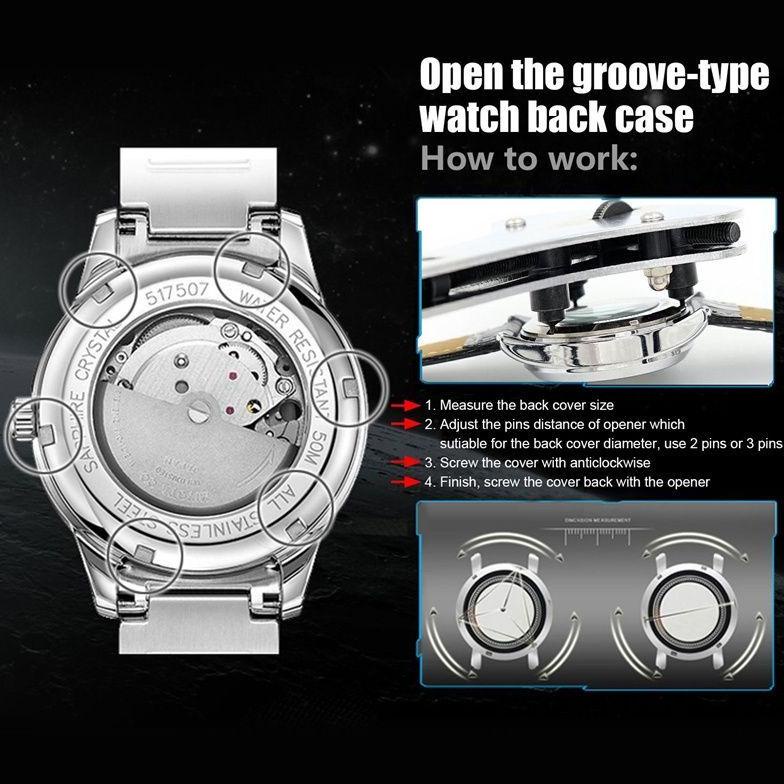 Special - Pembuka Jam Tangan Pembuka Penutup Belakang Jam Tangan Alat Servis Jam Tangan Alat Perbaik