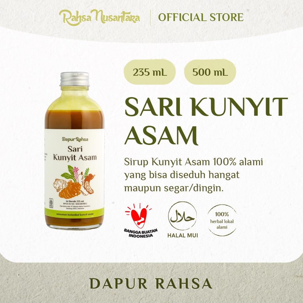 

Kekinian - Sari Kunyit Asam by Rahsa Nusantara Jamu Sirup Herbal Tradisional ~