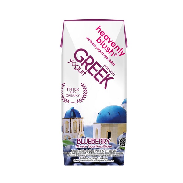 

HEAVENLY BLUSH DRINK YOGURT GREEK TETRA BLUBERRY 200 ML