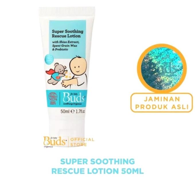 best seller] Buds Organics BSO - Super Soothing Rescue Lotion 50ml - Lotion Eksim.