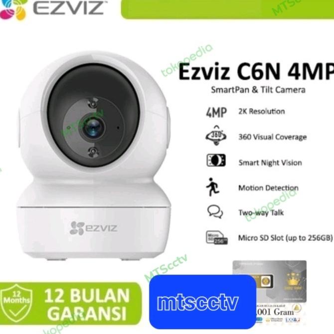 Ezviz C6N 4Mp Cctv Wifi / Ip Camera Ezviz C6N 4Mp Wifi Garansi Resmi Tokomakmursentosa32