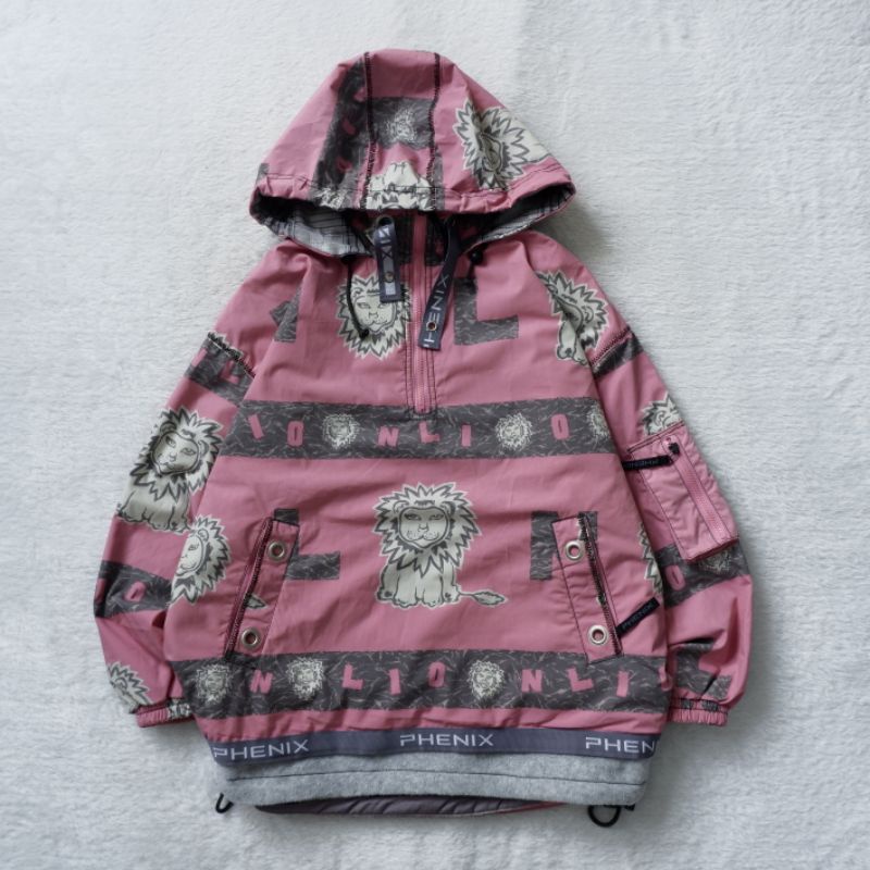 Phenix Lion Full Print Outdoor Snowboard Anorak Windbreaker