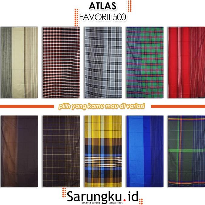 SARUNG ATLAS FAVORIT 500 SALUR ss