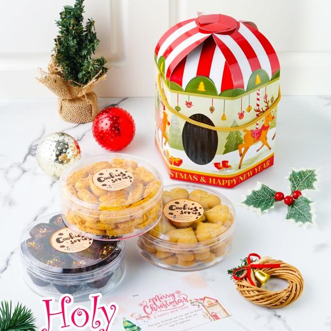 

Hampers Kue Kering Cookies Parcel Parsel Natal Cantik Murah