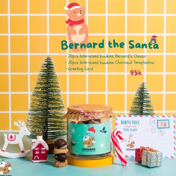 

Bernard the Santa. (Christmas Hampers)