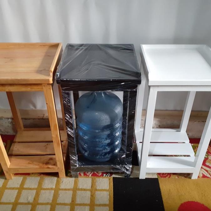 meja dispenser/meja kayu/meja kecil