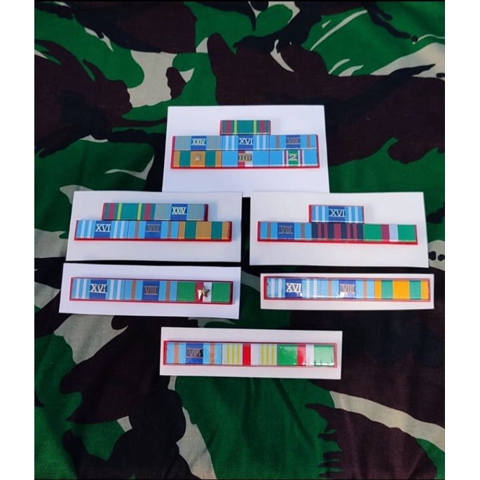 Satya lencana pita pdh TNI AD AL AU polri