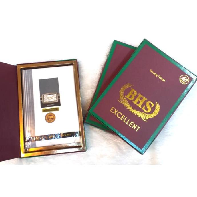 Sarung BHS Putih Polos Mercericed Mesres Original Murah Premium (ASLI)