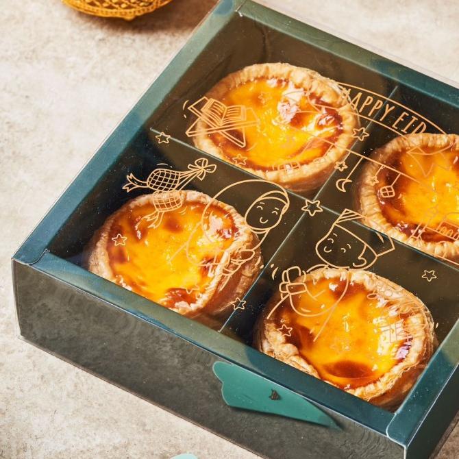 

Holyegg Portuguese Egg Tarts isi 4 Original Hampers Lebaran Idul Fitri