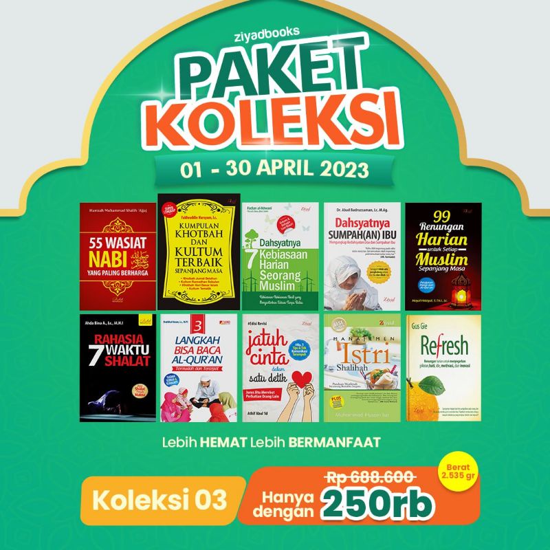 

paket koleksi buku, koleksi 3