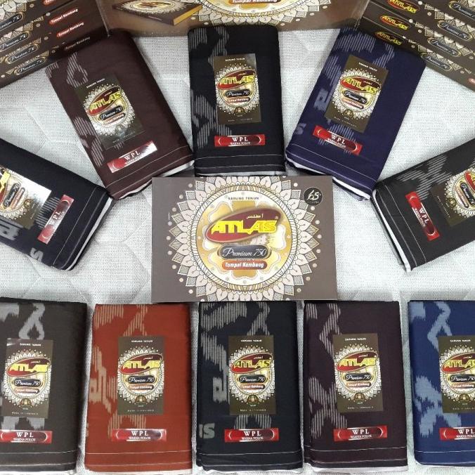Sarung Atlas Premium 750 Tumpal Kembang