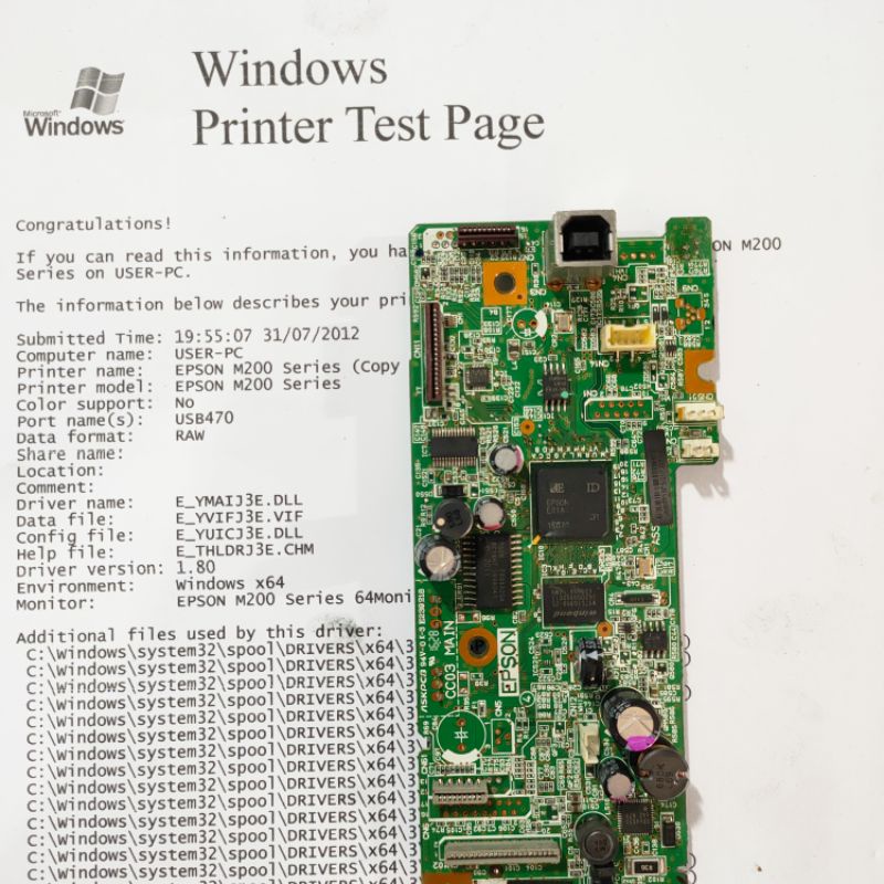 mainboard printer epson m200