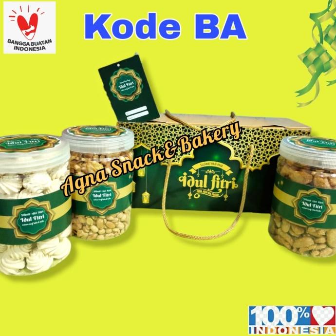 

Paket parcel hampers lebaran kue kering murah handlebag