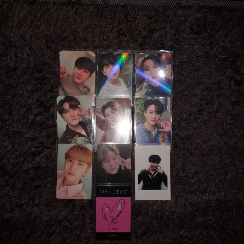 [READY] photocard pob benefit straykids changbin maxident subk noeasy withdrama makestar lucky draw 
