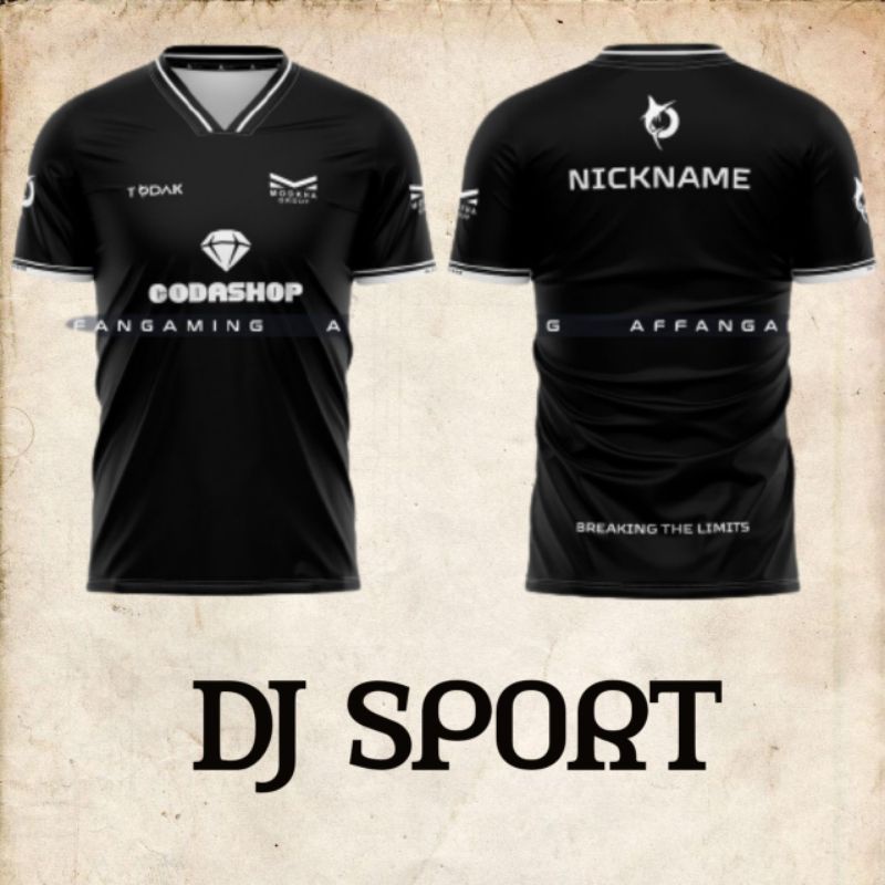 Jersey gaming todak full printing