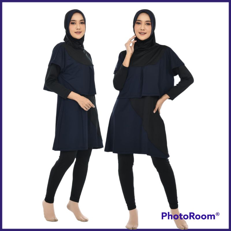 Baju Renang Muslimah/pakaian renang wanita muslimah jumbo/stelan olahraga muslimah