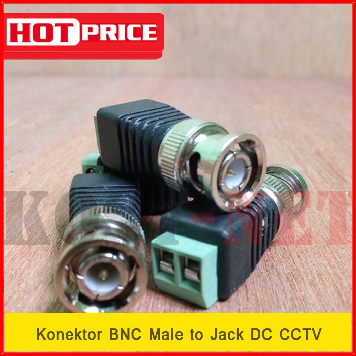 BNC to DC | Konektor BNC Male to Jack DC CCTV