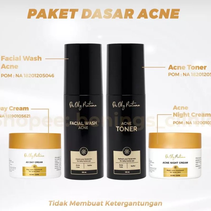 PRELOVED BENING CLINIC ACNE BACA DESKRIPSI