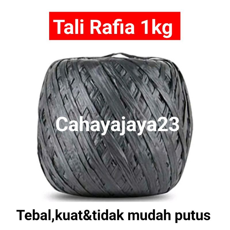 

tali rafia hitam/tali plastik 1kg