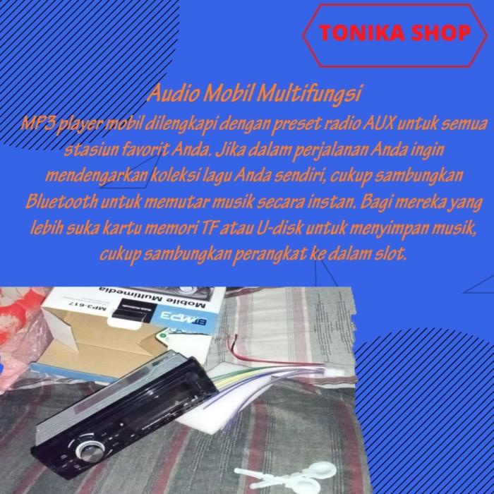 Head Unit Tape Mobil Tip Audio Single Din Mp3 Radio Tipe Bluetooth Usb
