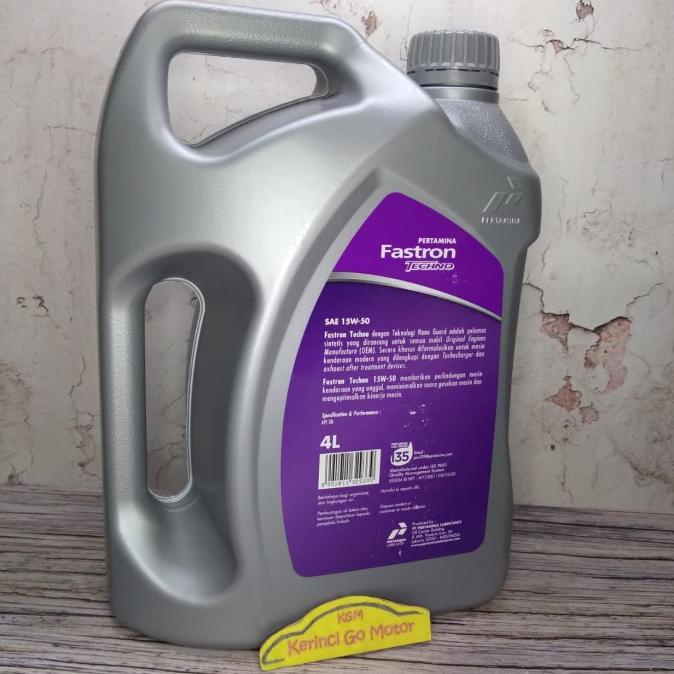 OLI FASTRON 15W-50 4L - OLI FASTRON TECHNO 15W-50 PERTAMINA hen
