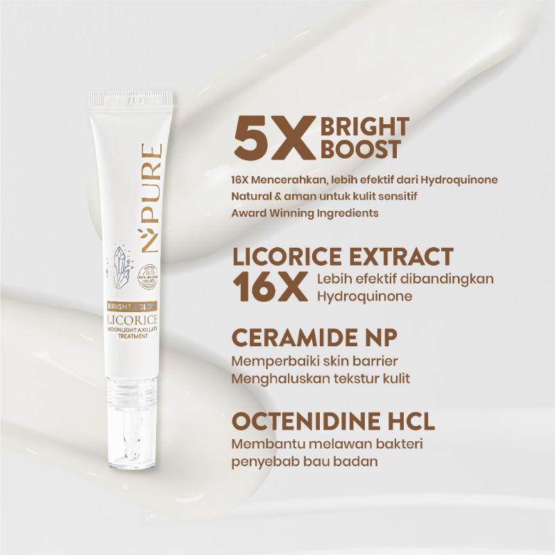 NPURE Bright &amp; Glow Licorice Moonlight Axillary Treatment