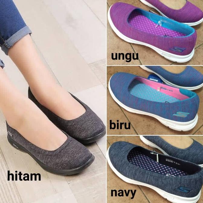 Promo SEPATU WANITA SKECHERS / SKECHER / SKETCHERS / SKECHER BALLET CANVAS