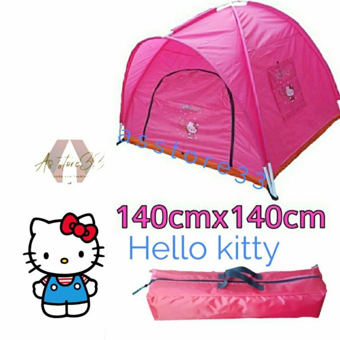 ~~~] Tenda anak pink140140cm/tenda karakter/tenda/hello kitty