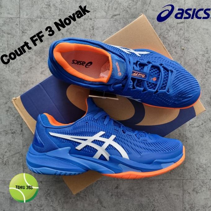 Sepatu Tenis Asics Court FF 3 NOVAK BLUE