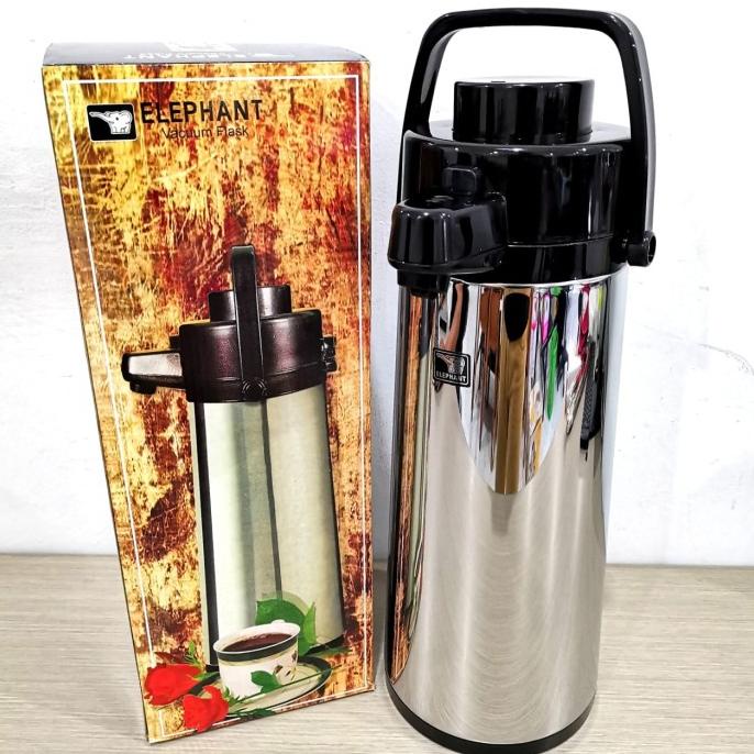Buruan serbu] Termos Elephant Airpot St2500 Vacuum Flask 2,5 L Pencet