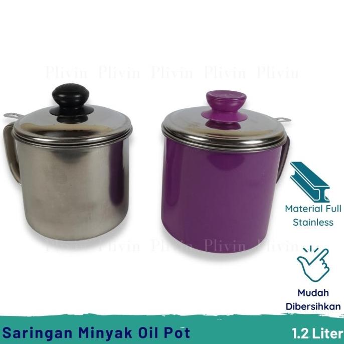 :<:<:<:<] Oil Pot Gelas Saringan Minyak
