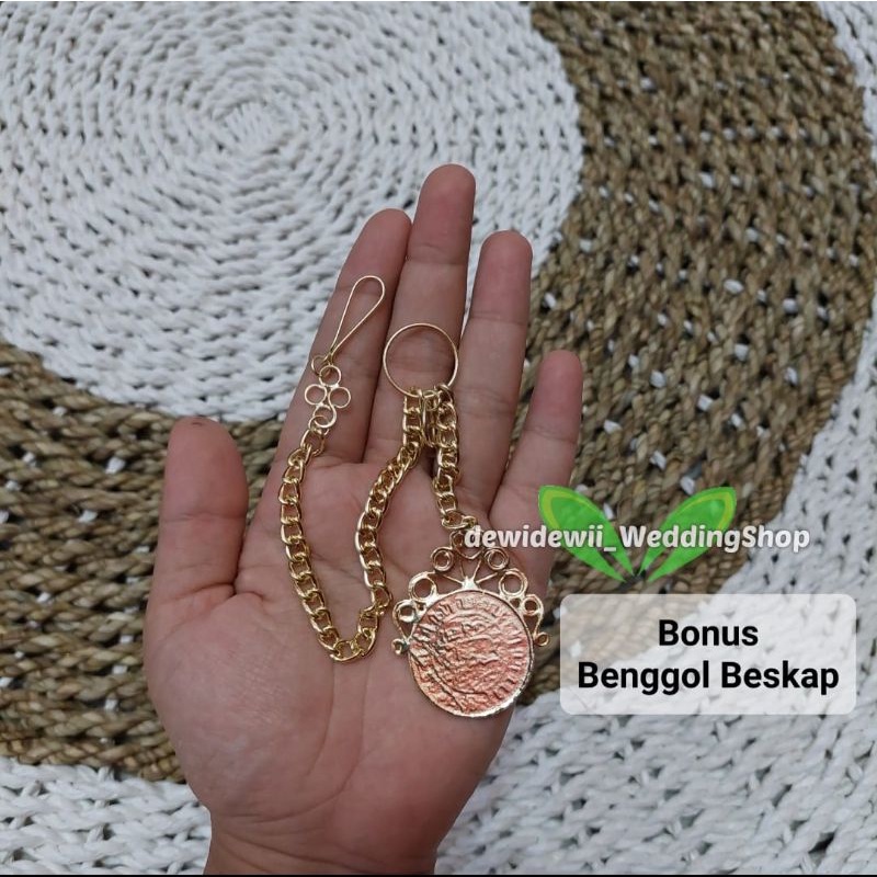 [1set] Baju Adat Jawa / Beskap, Jarik + Blangkon | Solo Bordir - Parang Matahari