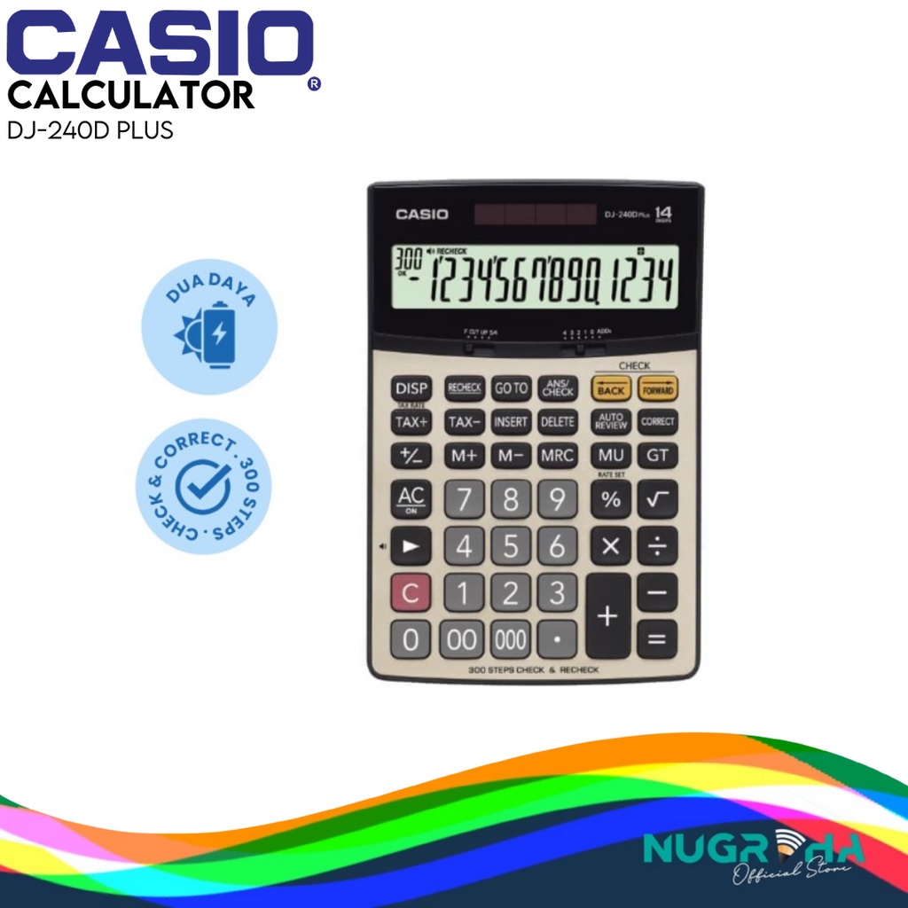 

KALKULATOR CASIO DJ 240DPLUS
