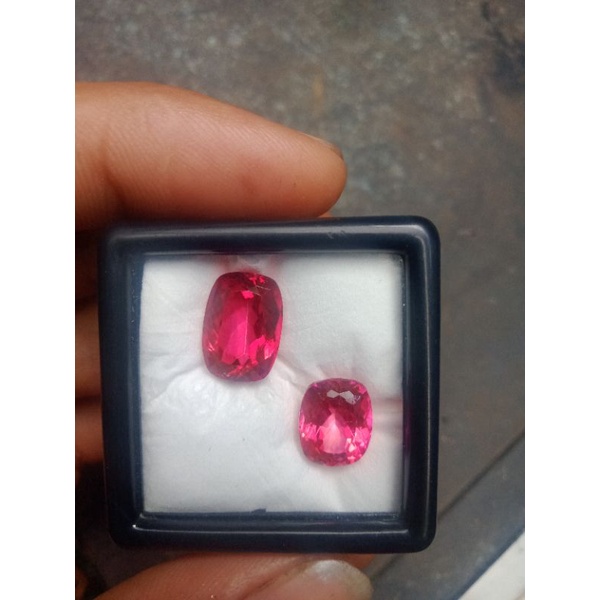 Natural red topas / permata topas