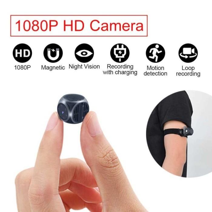 Spycam Cctv Super Mini Spy Camera Night Vision Sensor Gerak Kamera Pengintai