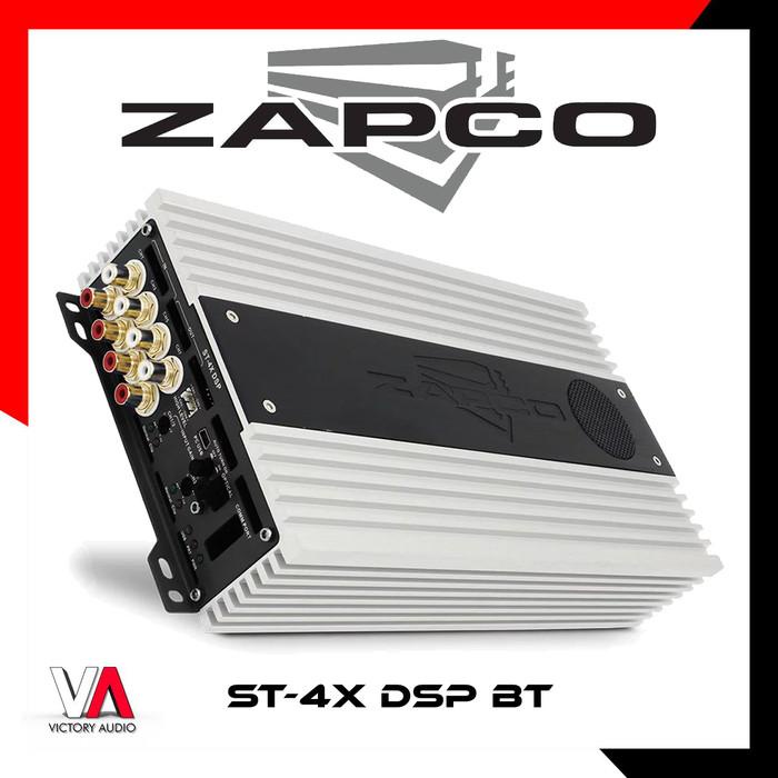 Terlaris Power Amplifier 4 Channel Zapco St-4X Dsp Iii Built In Processor + Bt