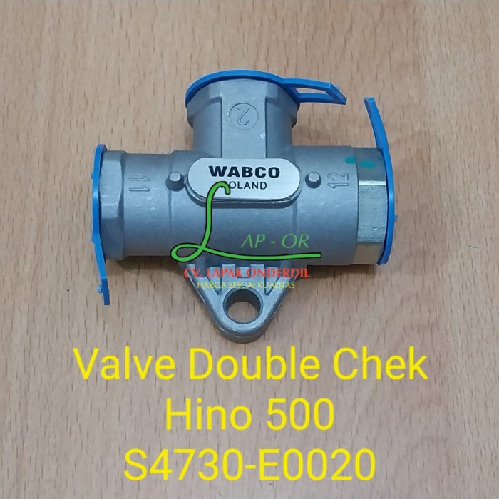 CLKL valve double chek hino 500 fm260jd fg235jd s4730-e0020