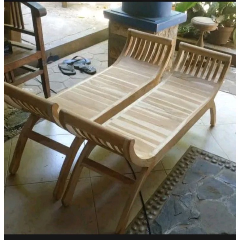 Kursi Bangku Yuyu Kayu Jati