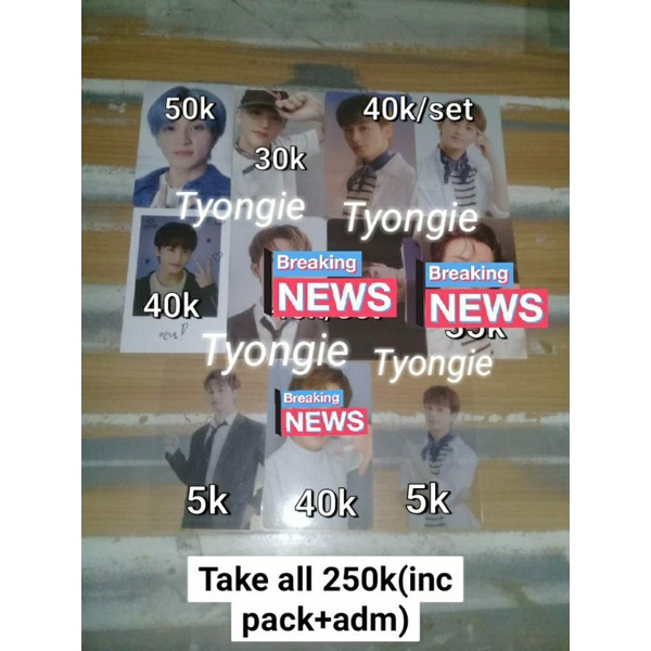 PC MARK BINDER NCT HOME, BENEFIT SM STORE SG23 NCT 127, POLAROID B WTMC, MIXTAPE BEATBOX