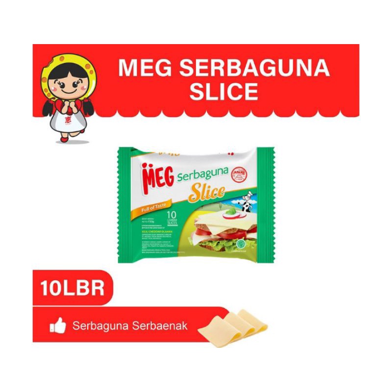 

MEG Keju Serbaguna Slice 10c