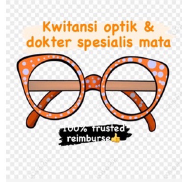 kwitansi optik kacamata