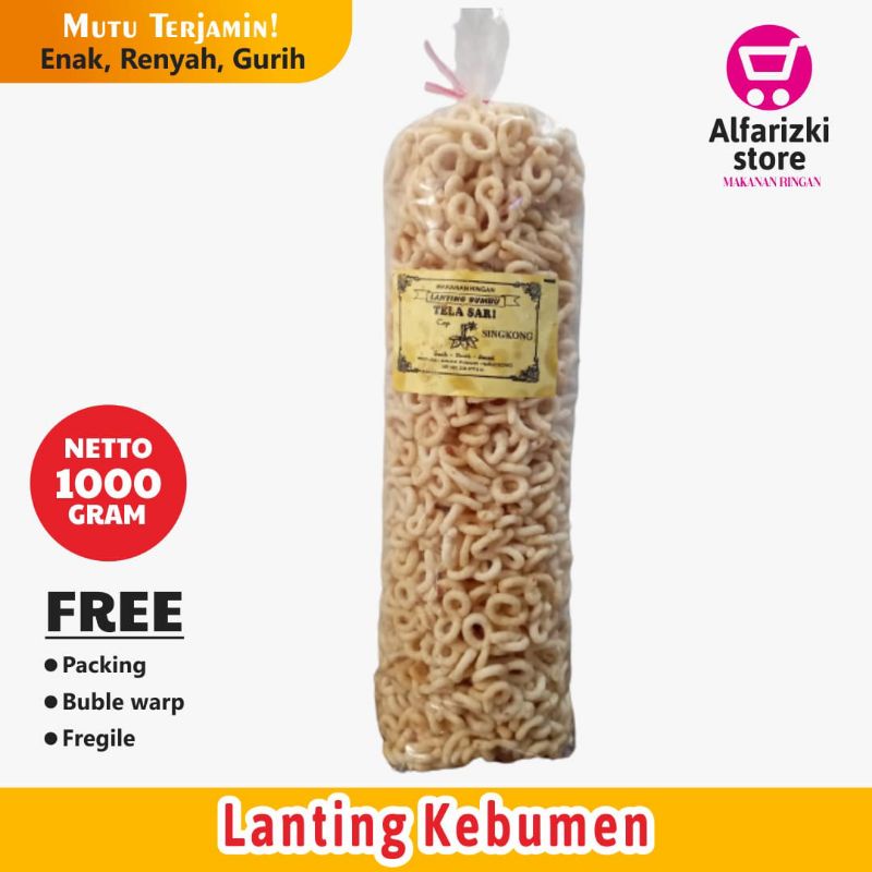 

lanting kebumen satu bal 1kg asli cap telasari oleh oleh khas kebumen