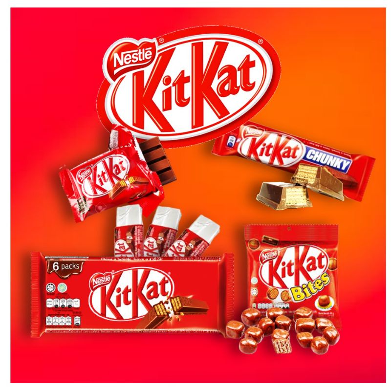 

Kitkat Chunky Chocolate 38gr/4F 45gr/Red 2F 17gr