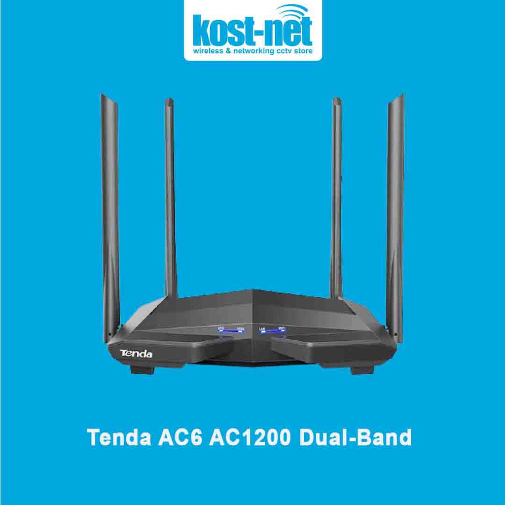 Router Tenda AC6 AC1200 Smart Dual-Band WIFI Router