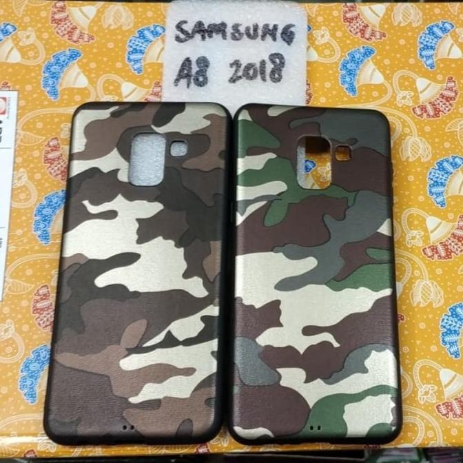 silikon karet soft case army samsung A8 2018 karet army Murah meriah