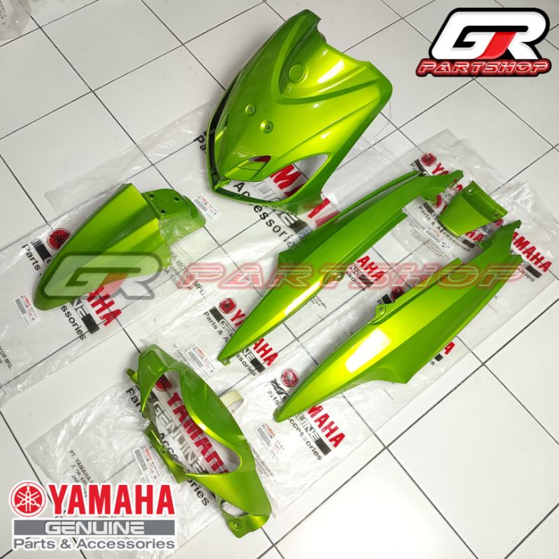 BODY HALUS FULL SET HIJAU MIO SMILE ORI YGP ORIGINAL YAMAHA FULLSET