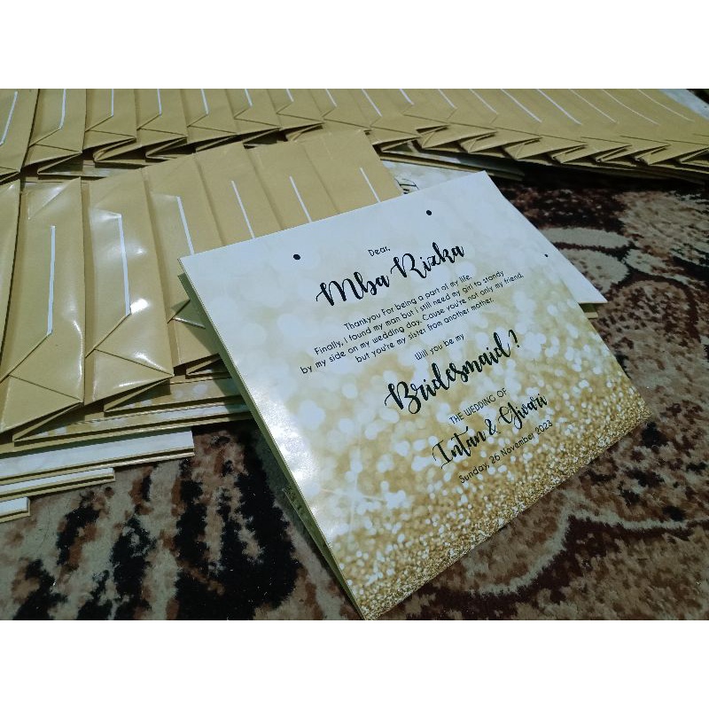 

Paperbag Bridesmaid TANPA LAMINASI