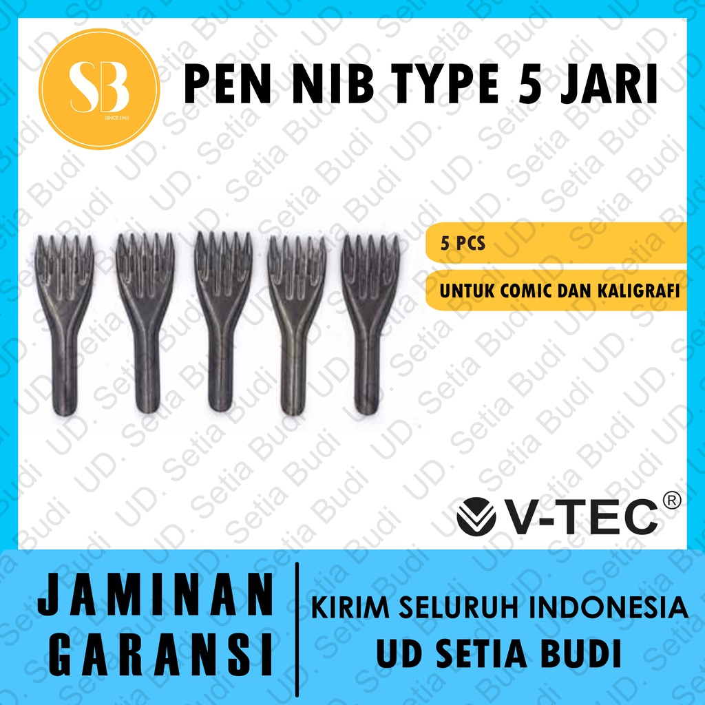 V-TEC Calligraphy Pen Nib Type 5 Jari