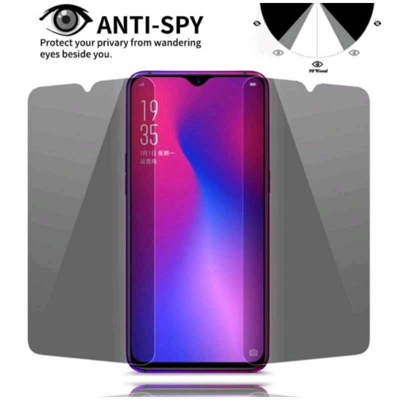 Glass Spy VIVO Y52 5G / Y52s / Y53s 2021 / Y55 5G / Y70 / Y70s / Y71 / Y72 5G / Y73 2021 / Y37s 2021 / Y75 5G New / Y76 5G New   Tempered Glass Anti Spy/Anti Gores