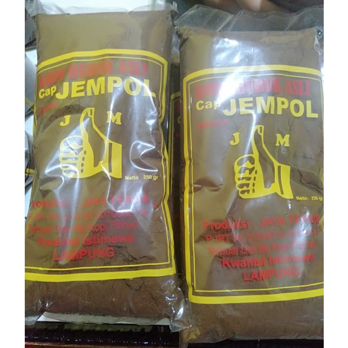 

KOPI JEMPOL JM/KOPI BUBUK ISTIMEWA/KOPI ASLI LAMPUNG